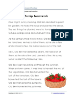 Grade 2 Story Turnip Teamwork