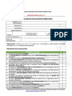Ficha de Evaluación de SIMULACRO NACIONAL 2023 PDF