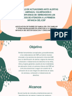 Protocolo de Actuaciones Ante Alertas de Amenaza, Vulneración o Inobservancia de Derechos en Los Servicios de Atención A La Primera Infancia 2021