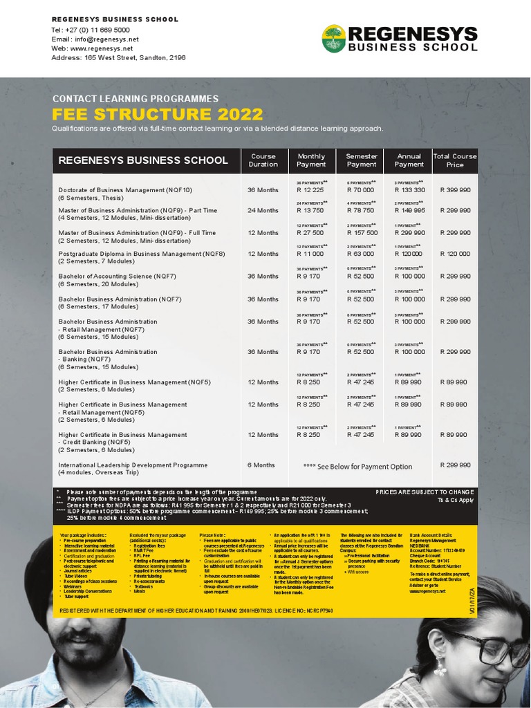 Pricing 2022 | PDF | Diploma | Fee