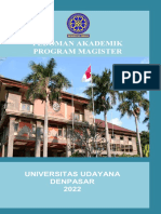 Pedoman Akademik Magister Universitas Udayana 2022