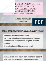 Early Grade Mathematics Assessment