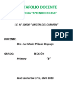Portafolio Docente PDF