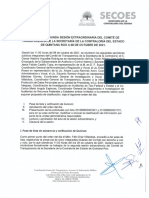 Acta de Segunda Sesión Extraordinaria Clasificación Información Peritaje PDF