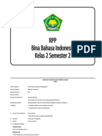 RPP Bahasa Indonesia Kelas 2 Semester 2 Mim Karanganyar 2013 2014