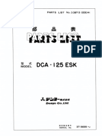 DCA-125ESK - Part List