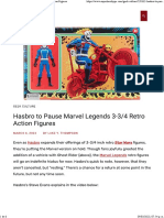 Hasbro To Pause Marvel Legends Retro Action Figures