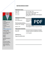 Contoh CV PDF Bahasa