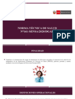 Norma Técnica de Salud N°161-Minsa