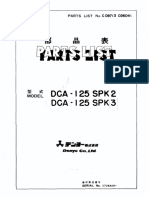 DCA-125SPK2&3 - Part List