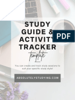Study Guide Template 2023