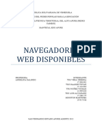 Navegadores Web Disponibles