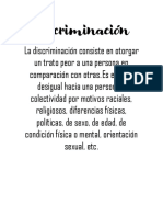 Discriminación CONSECUENCIAS PDF