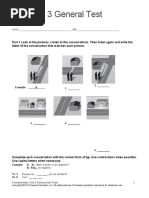 Units 1 - 3 General Test: Name - Date