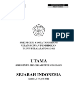 COVER UJIAN Sejarah Indonesia