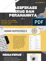 Tugas Biologi Kelompok PPT (Klasifikasi Virus Dan Peranannya (Kelompok 7) ) PDF