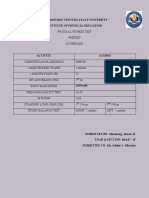 Pretest Scorecard