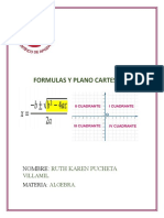 Formulas y Plano Cartesiano