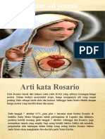 Arti kata Rosario dan sejarah doa Rosario