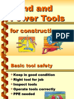 Construction Hand & Power Tool Safety Rules