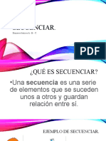 Secuenciar (Cienciasnaturales)