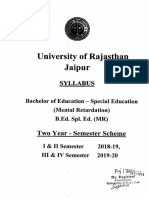 BEd SPL Ed (MR) - 2018-20 PDF