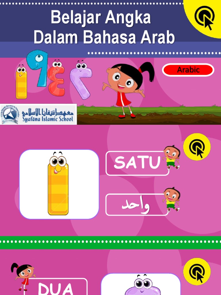 Belajar Angka1 - 10 Bahasa Arab | PDF
