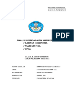 Analisis Pencapaian Kompetensi PDF