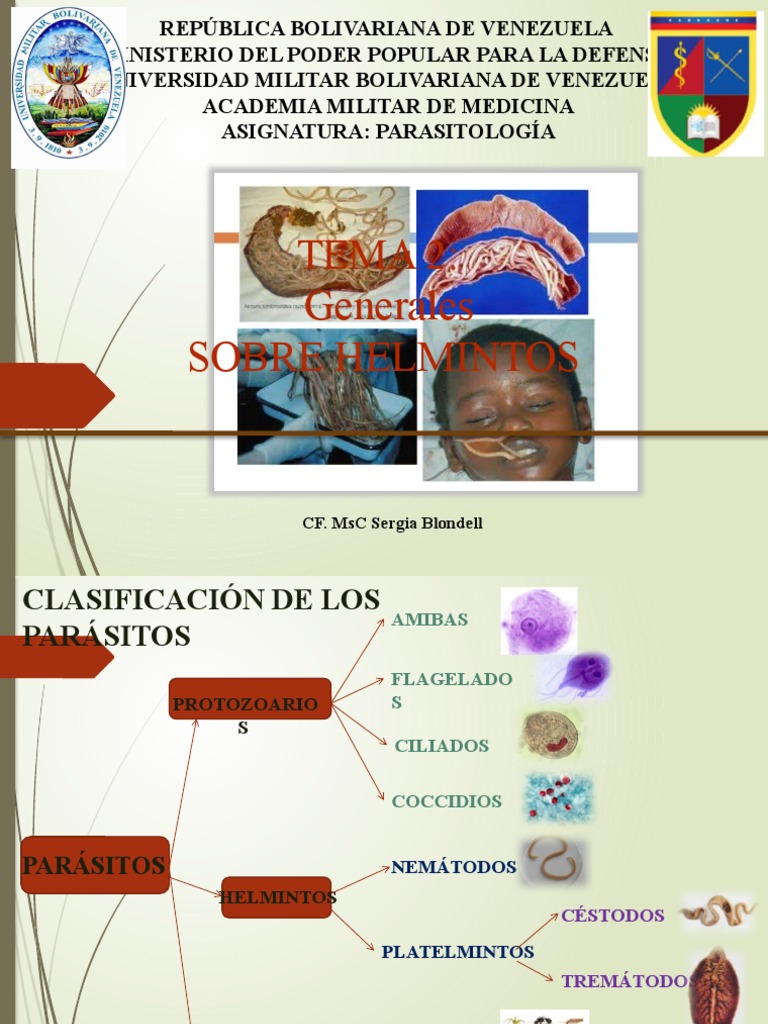 CLASE 3 - GENERALIDADES DE HELMINTOS. 16 Marzo 2021 | PDF ...
