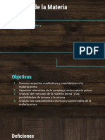 Planeación y Proyectos - Unidad 2 Estudio de Materia Prima