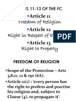 2018 Law437 Fundamental 11 Religion