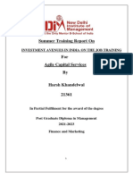 Harsh Khandelwal - 21361 - Finance - Agile Capital Services PDF
