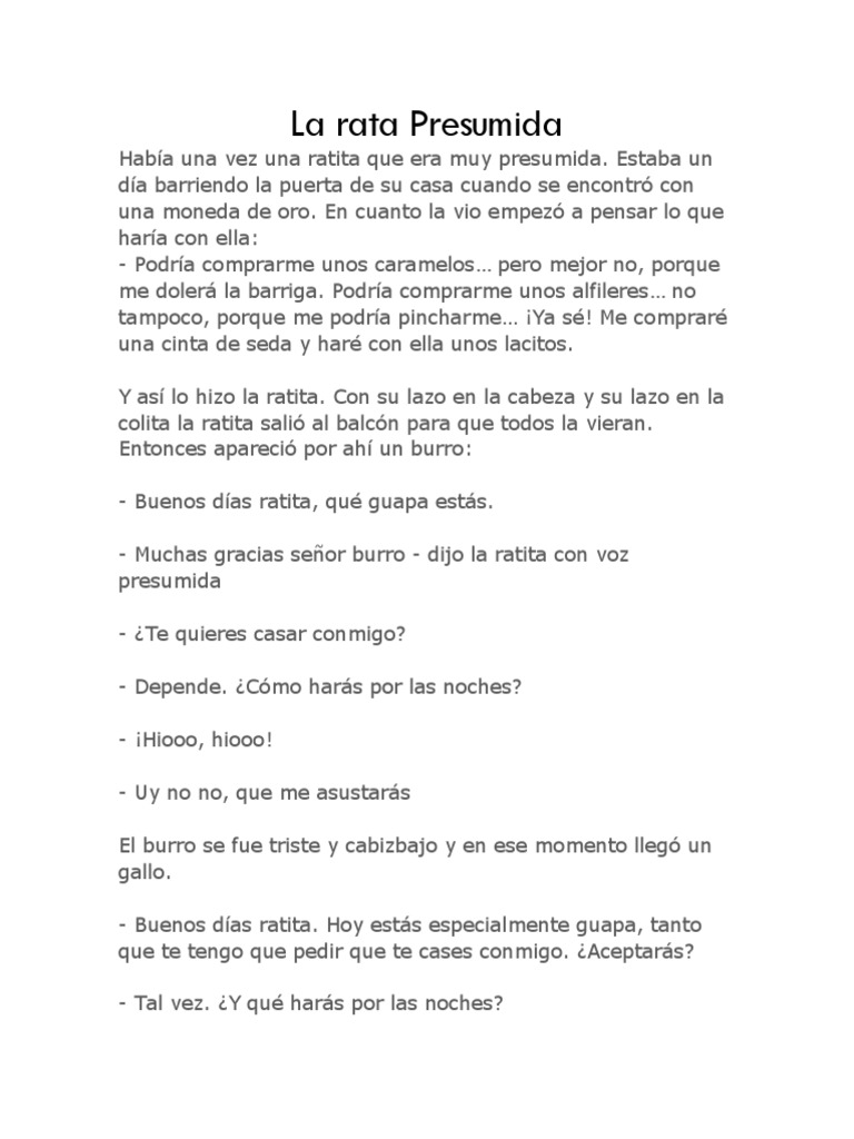 La Rata Presumida | PDF | León