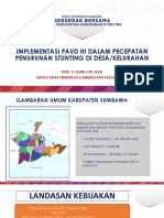 Pemateri 3. H. SahrilS - PD - M.PD Implementasi Paud HI Dalam Pecepatan Penurunan Stunting Di Desa Kelurahan