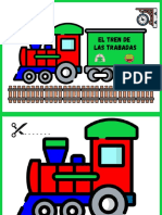 El tren de las trabadas con sílabas