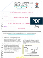 Tipos de Soldadura