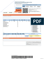 Resumo da conta de energia elétrica residencial