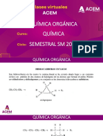 SEMESTRAL EXTRAORDINARIO SEMANA 15 (QUÍMICA ORGÁNICA. HC Cíclicos y Funciones Orgánicas) PDF