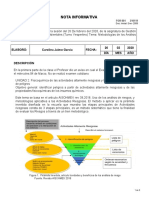 Análisis de riesgos ambientales mediante metodologías como la pirámide invertida y lista de verificación