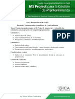 Tarea - Caso - Introducción Al Ms. Project
