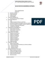 Esquema Del Proyecto de Software Ii PDF
