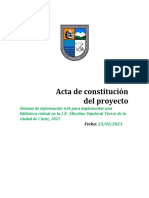 Formato 02 - Acta de Constitución Del Proyecto