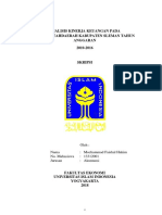 Skripsi Analisis Kinerja Keuangan Pada Pemerintah Daerah Kab PDF