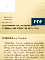 Kelompok 4 Pertumbuhan Ekonomi Dan Struktur Ekonomi