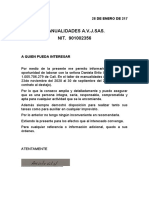 Carta de Recomendacion Laboral Manualidades Avj 2