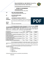 Municipalidad Distrital de Mosoc Llacta: Año Del Fortalecimiento de La Soberanía Nacional