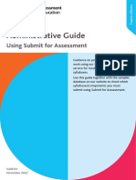 Submit For Assessment Administrative Guide