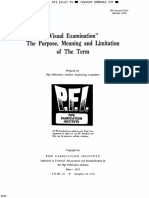 PFI ES-27-1994 - Visual Examination - The Purpose, Meaning and Limitation of The Term