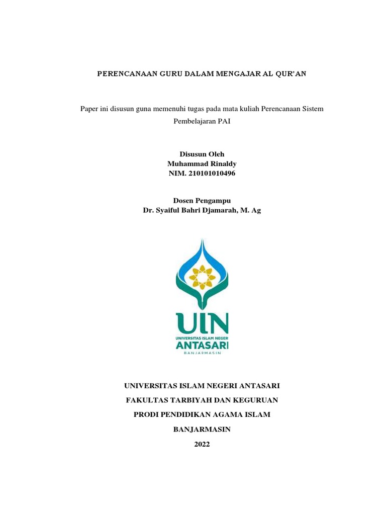 Contoh Paper | PDF