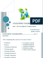 Cleaning Validation Ns